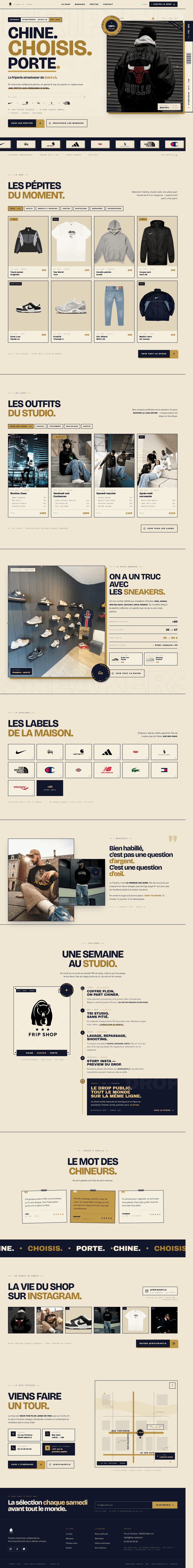 Site F'rip — friperie streetwear à Saint-Lô