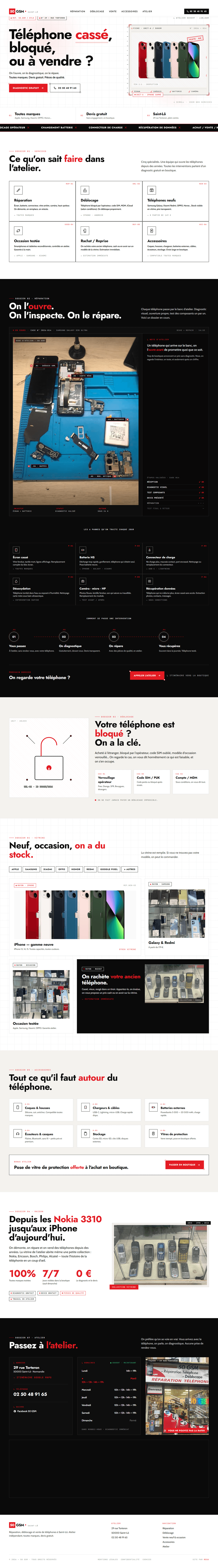 Site 50 GSM — réparation mobile à Saint-Lô