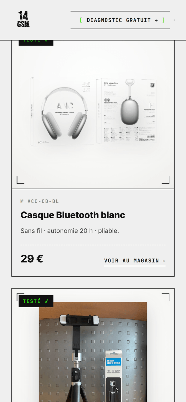 Boutique — 14 GSM mobile