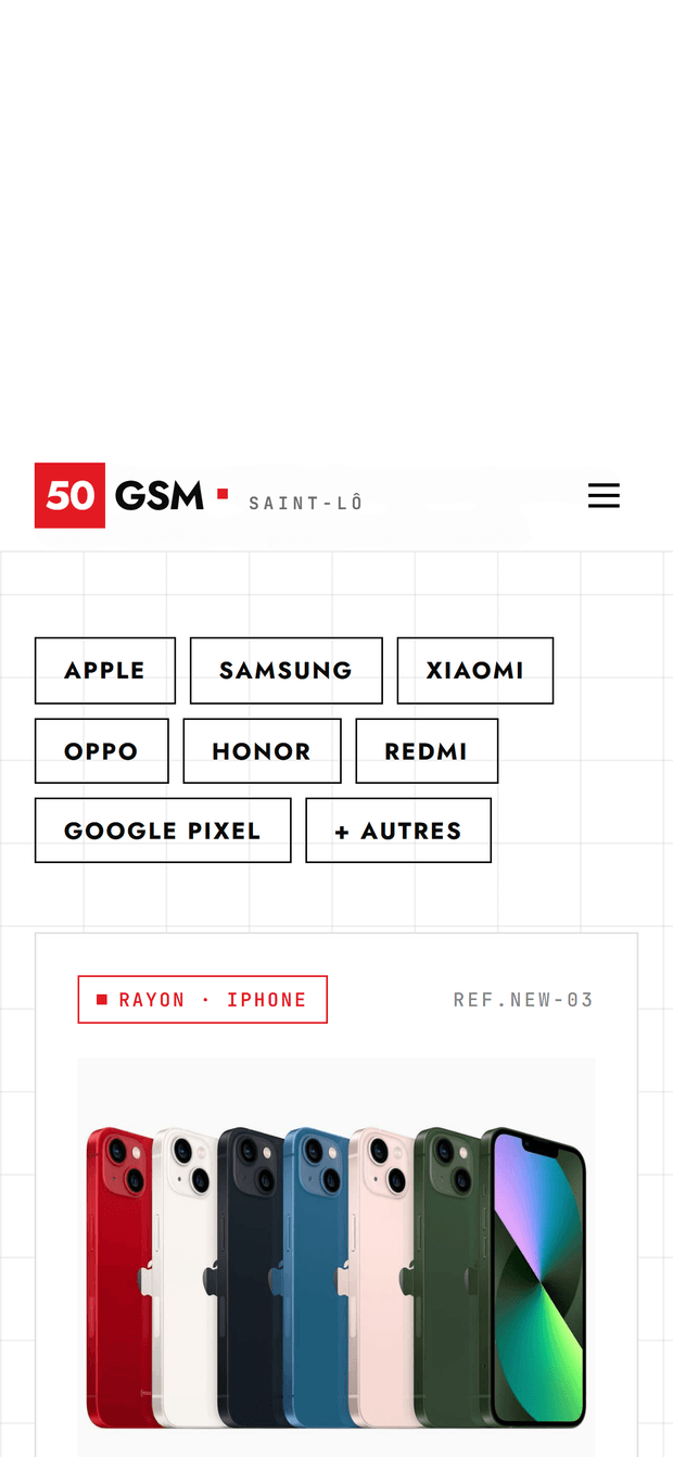Vente — 50 GSM mobile