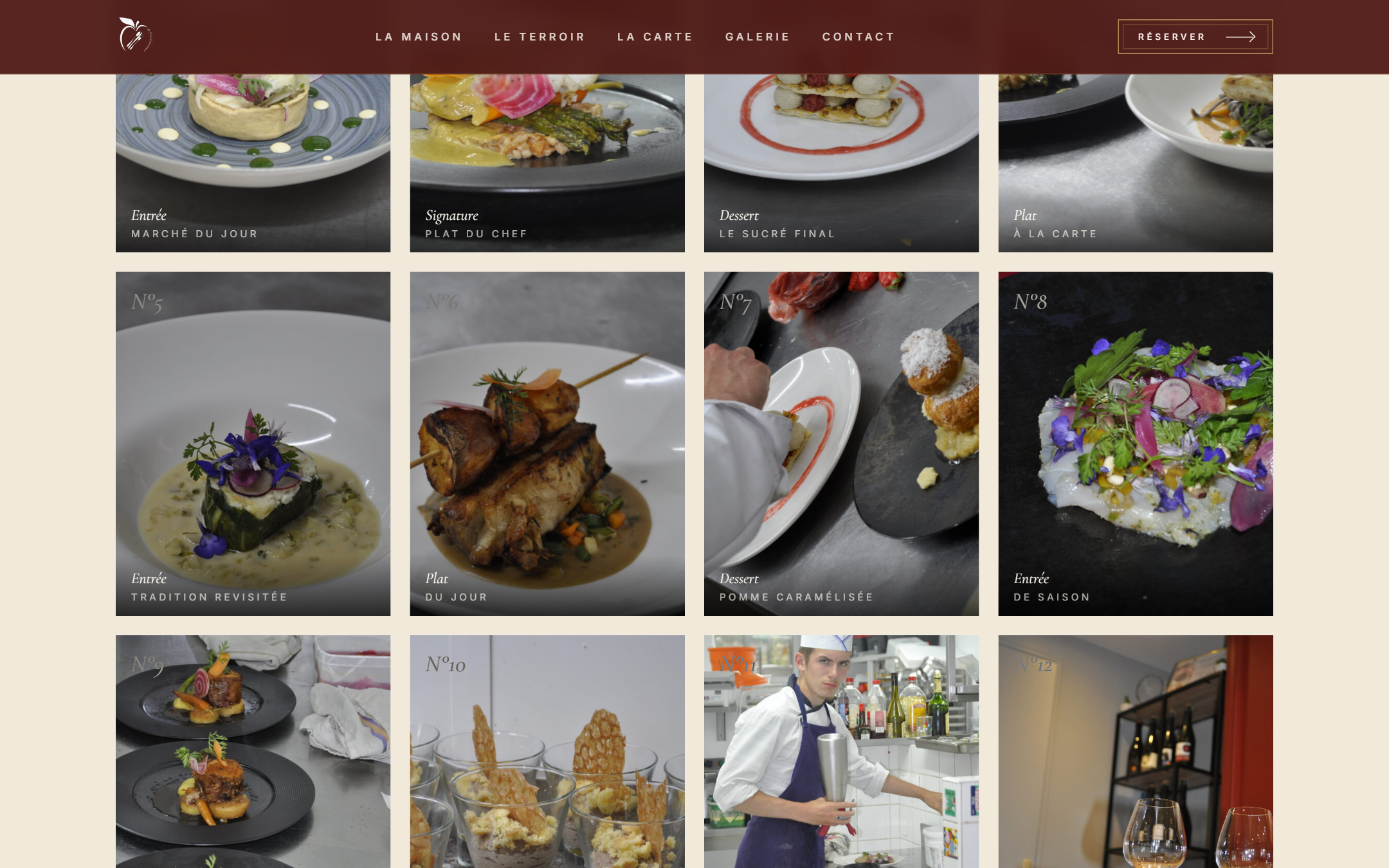 Section Réservation — Le Pois Gourmand