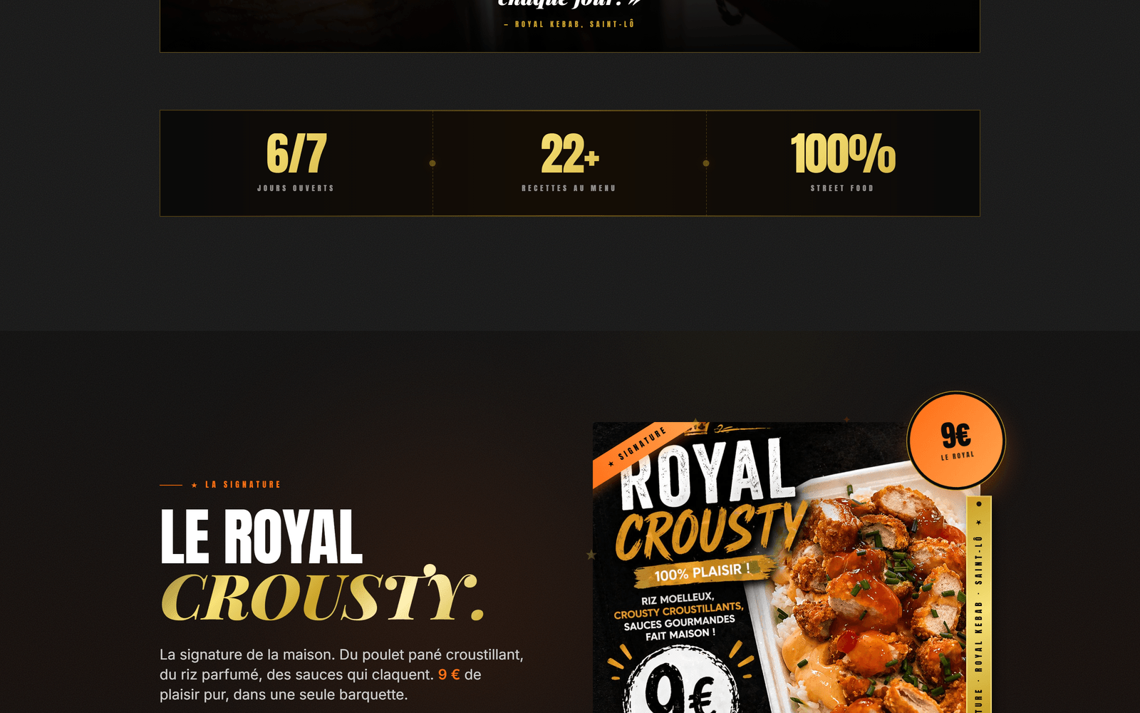 La signature — Royal Kebab