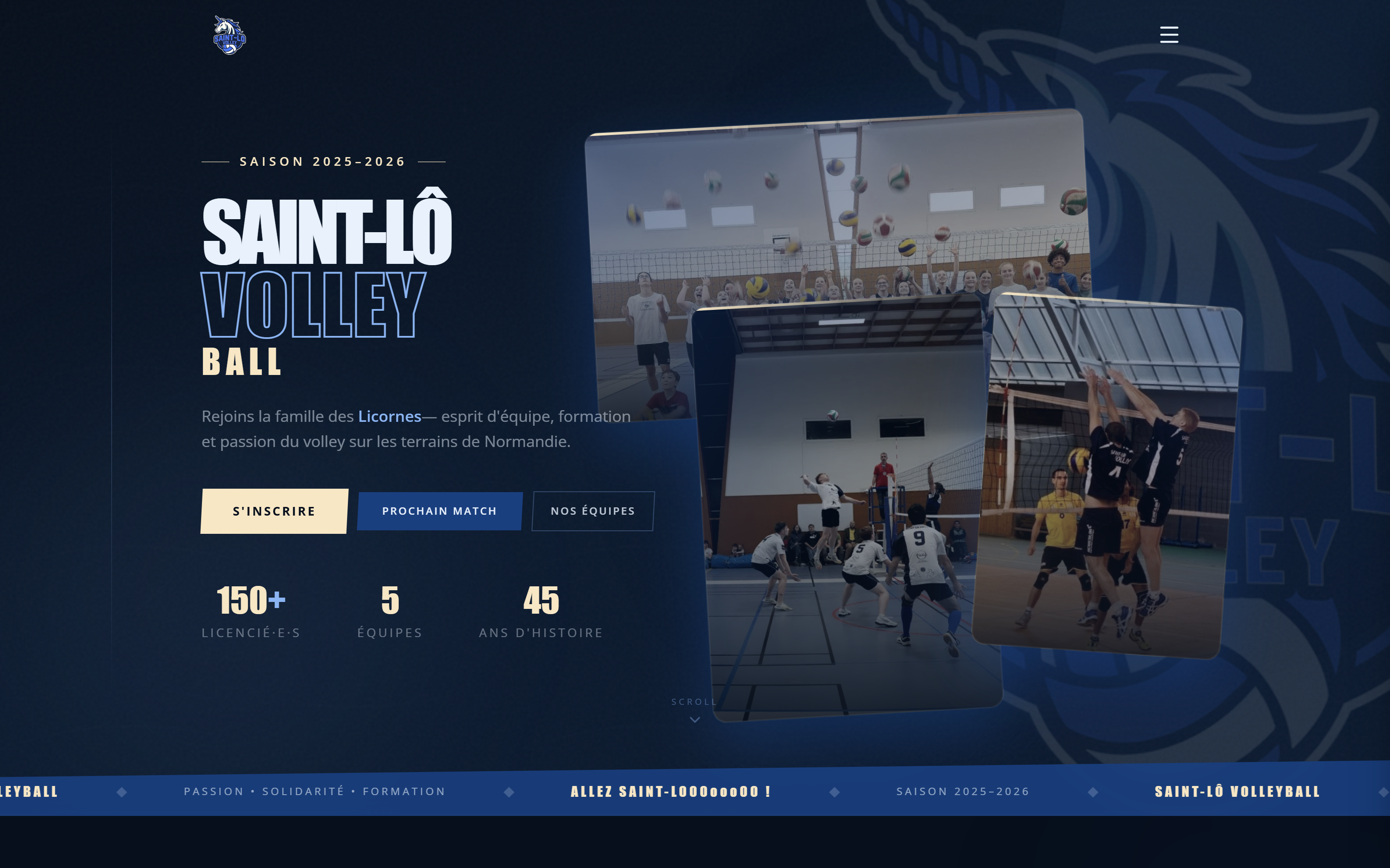Hero du site Saint-Lô Volley
