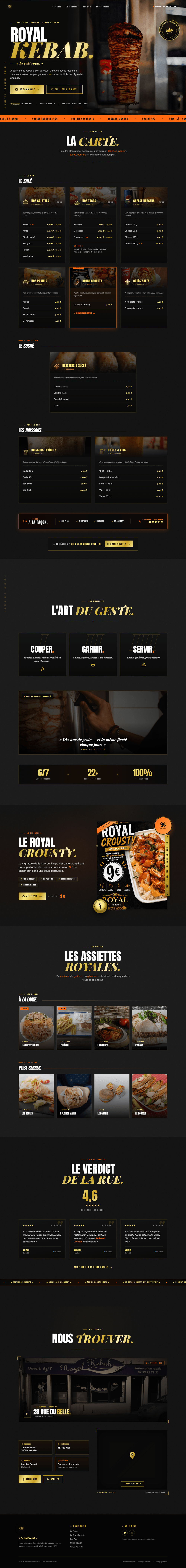 Site Royal Kebab — street food à Saint-Lô