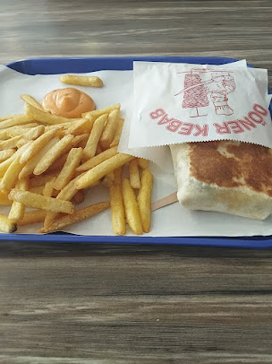 Döner kebab maison et frites
