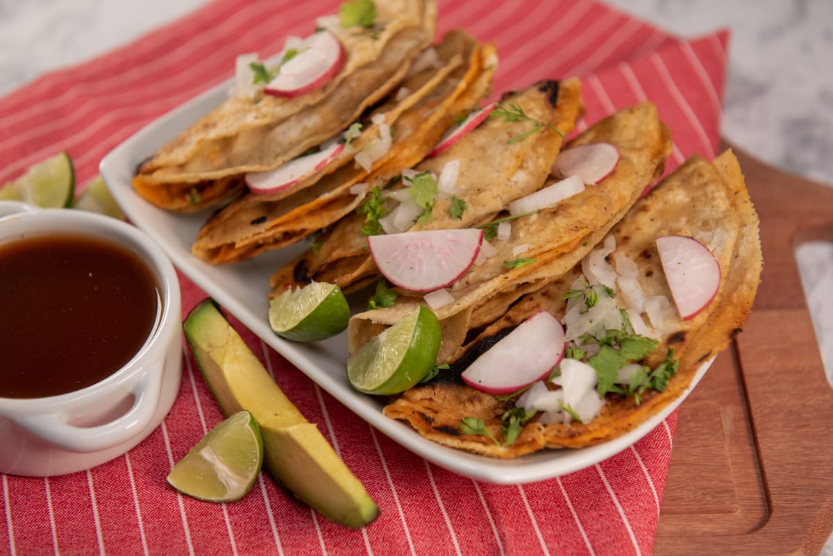 Gros plan tacos garnis